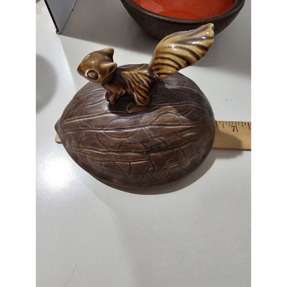 Holland Mold Squirrel Brown Nut Candy/Nut Dish - Picture 6 of 6